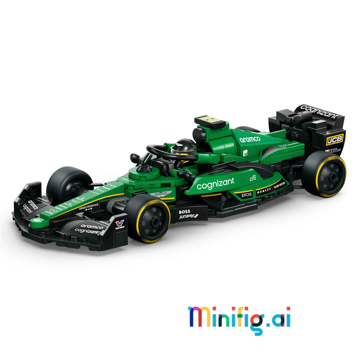LEGO 76925: Aston Martin Safety Car & AMR23 F1. Two iconic cars, one amazing set! Realistic features, 564 pieces. Ideal gift for racing enthusiasts.