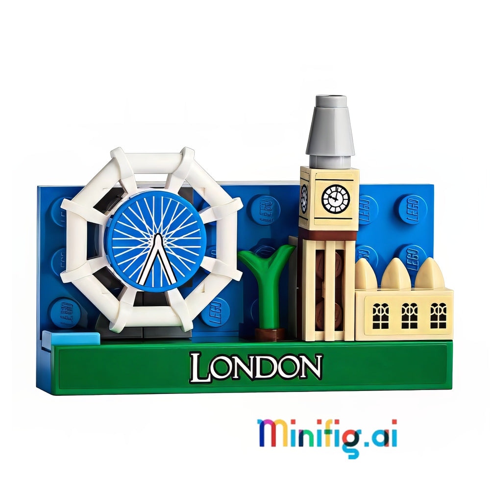 LEGO 8+ 854012 Exclusive London Magnet Build Front View