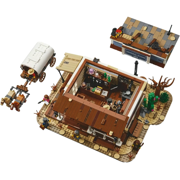 LEGO 910031: Build a piece of frontier history! Detailed general store, unique minifigures. Rare BrickLink Designer set for collectors and LEGO builders 18+.