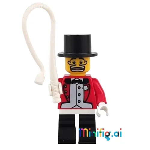 LEGO Circus Ringmaster Collectible Minifigure Series 2 From Set 8684, col02-3, Front View, B00404IG3U