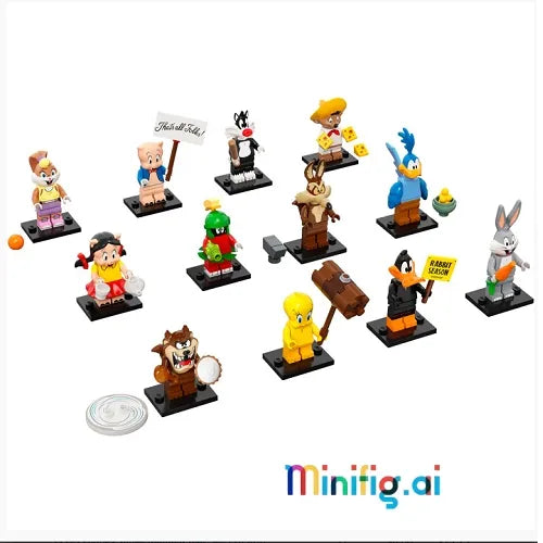 LEGO Collectible Minifigures Looney Tunes Series One Complete Set of 12, 71030, B08HDK5R7D