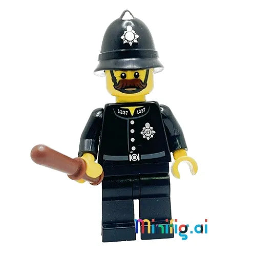 LEGO Constable Collectible Minifigure Series 11 from set 71002, col11-15, Front View, B00JBHBZXE, 8.95