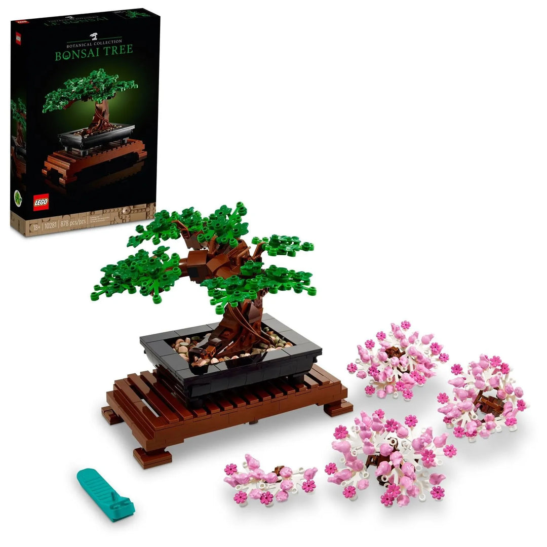 LEGO Icons Orchid: Detailed flower model. Unique part usage. Blue fluted vase. Buildable potting mix. Adult relaxation project. Botanical Collection.