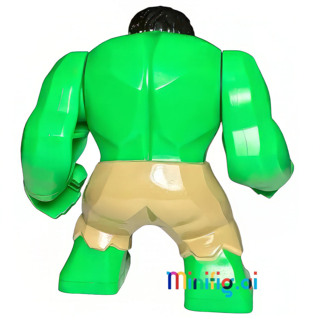 LEGO Marvel Super Heroes Hulk Minifigure in Dark Tan Pants 6868