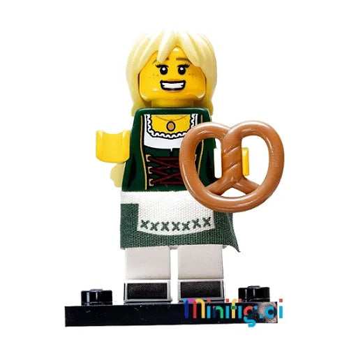 LEGO Pretzel Girl Collectible Minifigure Series 11 from set 71002, Front View, 25.95
