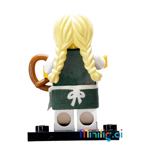 LEGO Pretzel Girl Collectible Minifigure Series 11 from set 71002, Rear View, 25.95