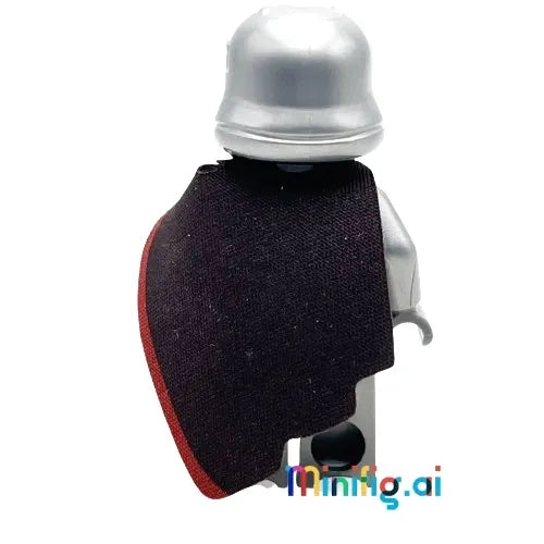 LEGO Star Wars Captain Phasma Minifigure with Silver Blaster Gun From Set 75201, Back View, sw0904, B09HDY6WXD