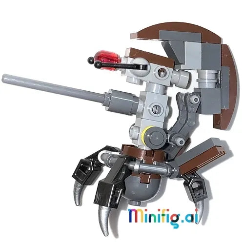 LEGO Star Wars Droideka Sniper Destroyer Droid Minifigure From Set 75002, Left Side View, sw0447, B00SVD3U3M