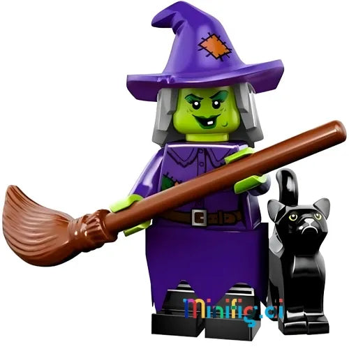 LEGO Witch Collectible Minifigure Series 2 From Set 8684, col02-4, Front View, B014792CGO