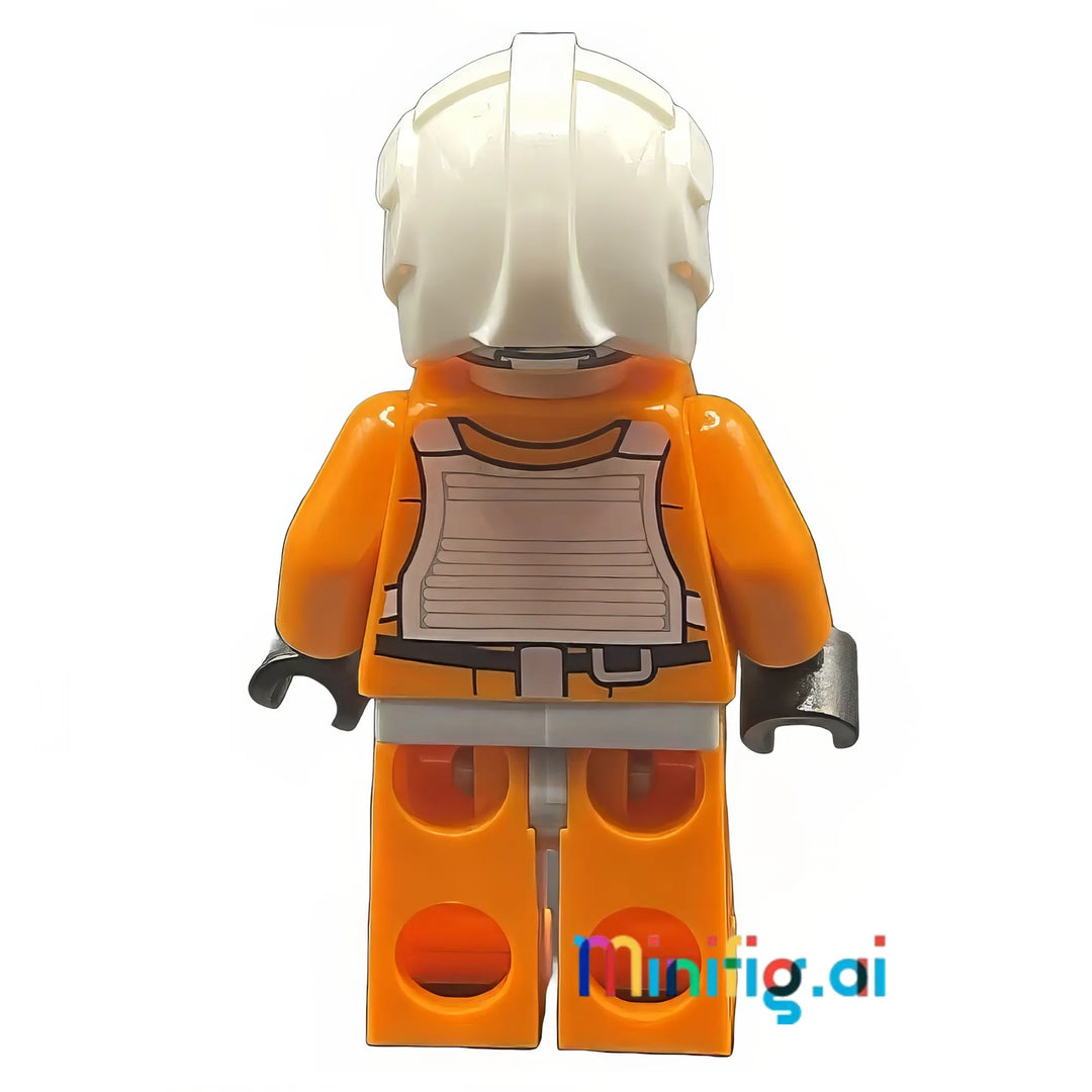 LEGO Star Wars X-wing Pilot brings starfighter expertise! Authentic orange suit, Alliance helmet design, and combat equipment. Perfect for Rebel missions.