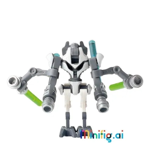 Lego Star Wars General Grievous White Armor Minifigure from sets 75040 & 75286 & 75199, Back View, sw0515, B00GNQH12A