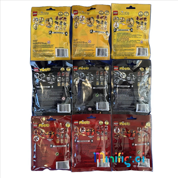 LEGO MIXELS Series 1 Complete Set of All Figures From Set 5003799