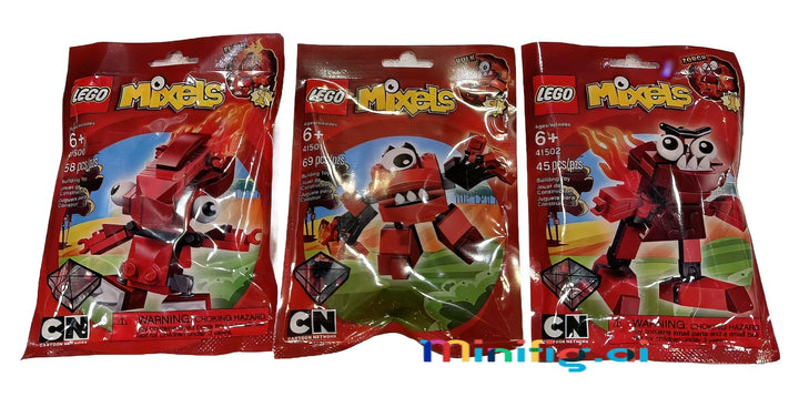 LEGO MIXELS Series 1 Complete Set of All Figures From Set 5003799