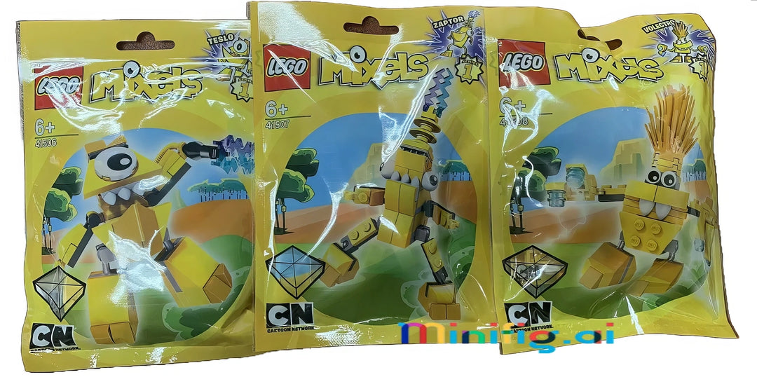 LEGO MIXELS Series 1 Complete Set of All Figures From Set 5003799