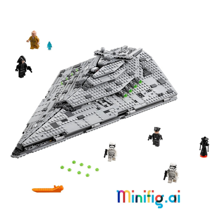 Lego 75190 Star Destroyer Front View